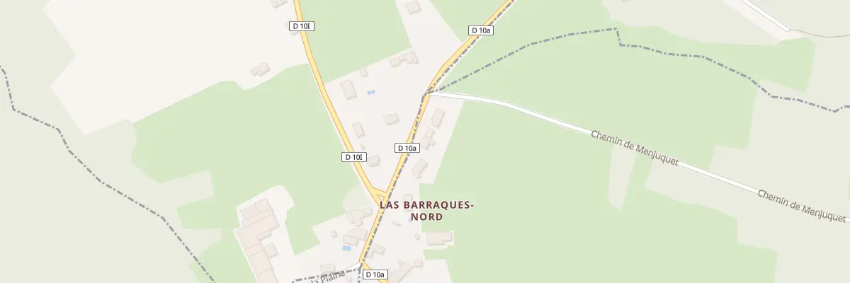 Plan du 1133 Che de Menjuquet à Sana