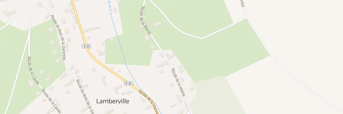 Plan du 10 Rte de la Mairie à Lamberville