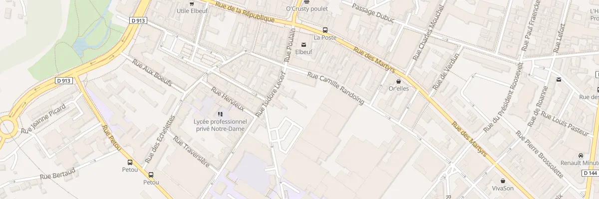 Plan du 5 Rue Isidore Lecerf à Elbeuf
