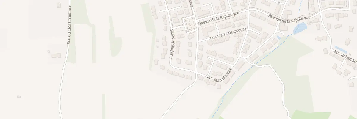 Plan du 5 Rue Jean Monnet à Amboise