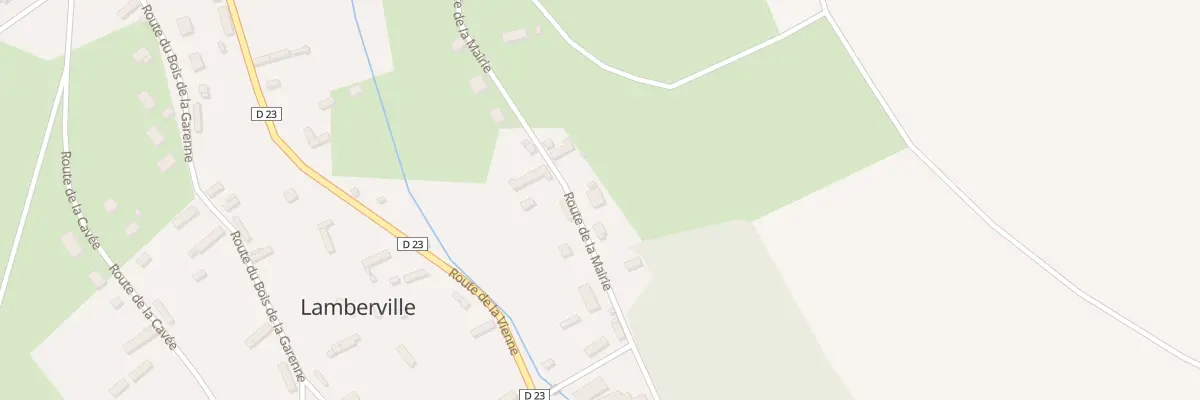 Plan du 8 Rte de la Mairie à Lamberville