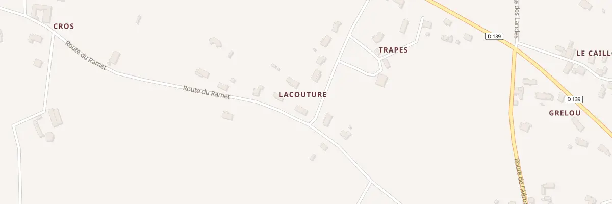 Plan du 1101 Lacouture à Salles