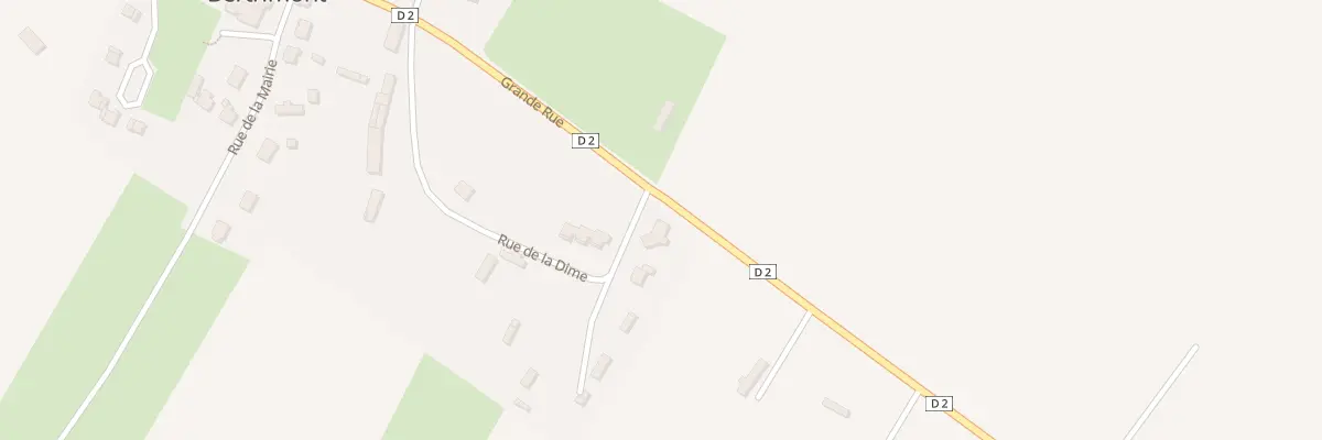 Plan du 302 Rue de la Dime à Bertrimont
