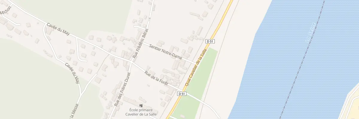 Plan du 25 Quai Cavelier de la Salle à Val-de-la-Haye