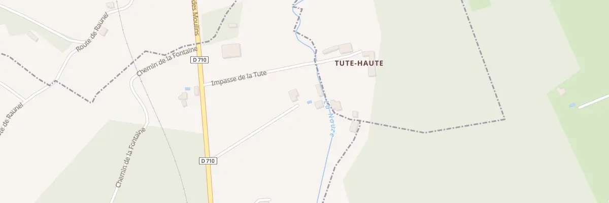 Plan du 40 Raunel à Monplaisant