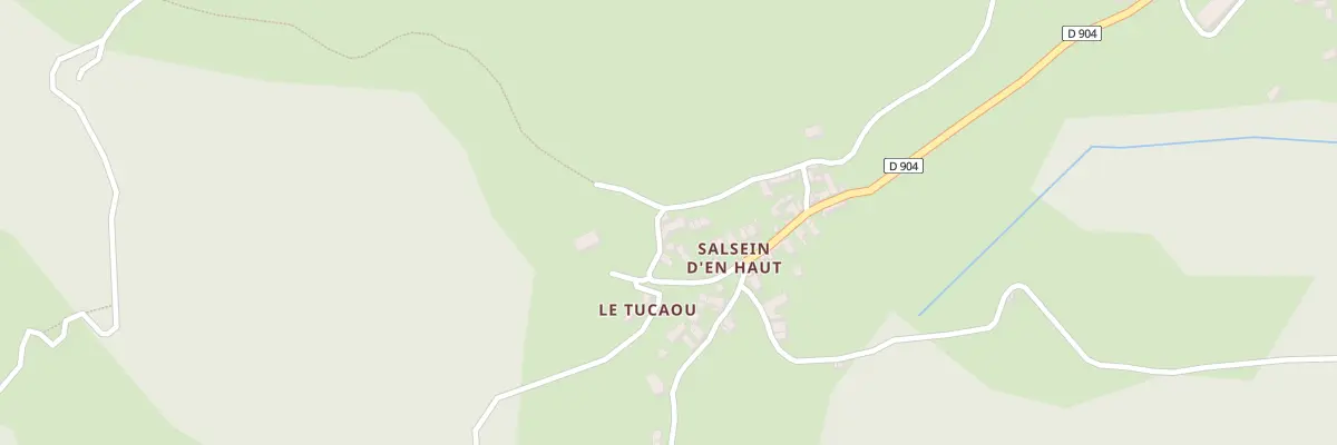 Plan de Salsein d’En Haut à Salsein