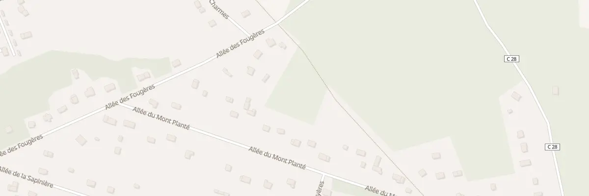 Plan du 23 All du Mont Planté à Glisolles