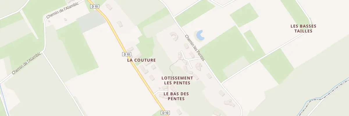 Plan du 11 Lot les Pentes à Chédigny