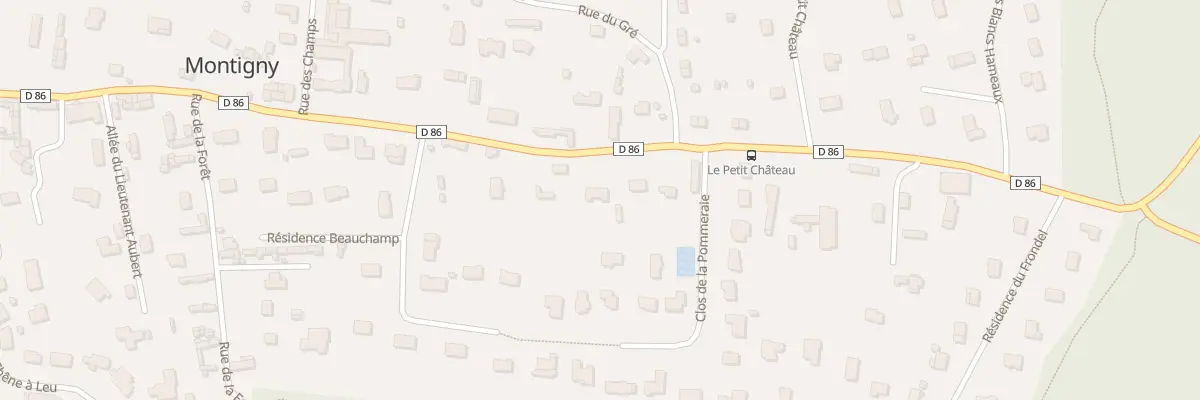 Plan du 5104 Rue du Lieutenant Aubert à Montigny