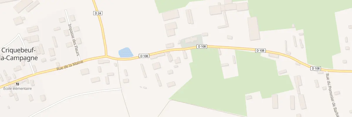 Plan du 7B Rue de l’Eglise à Criquebeuf-la-Campagne