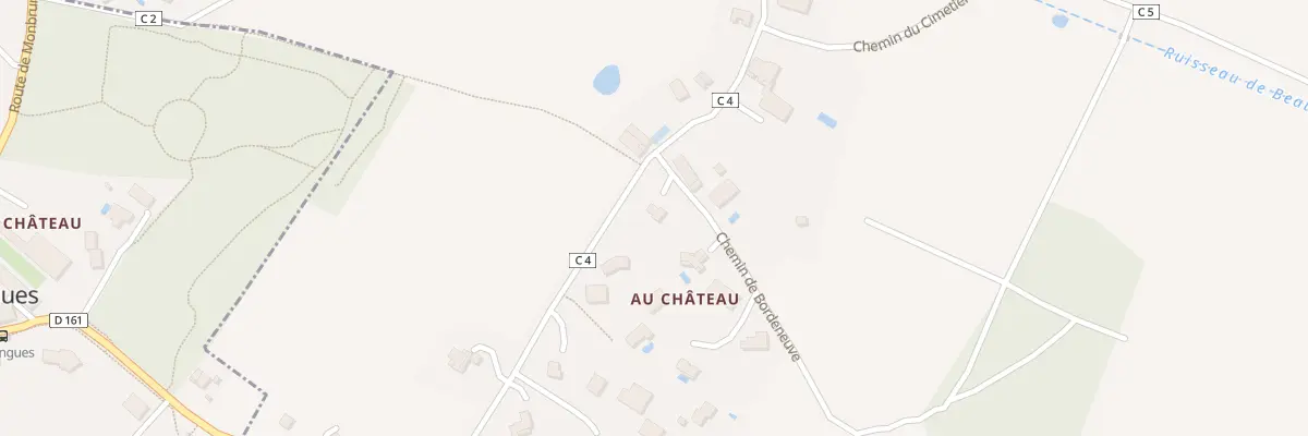 Plan du 5062 Au Chateau à Beaupuy