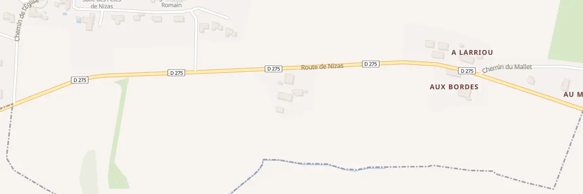 Plan du 5023 A Enbordes à Nizas