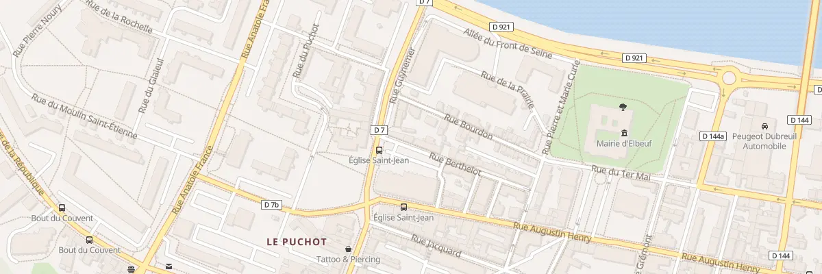 Plan du 28 Rue Berthelot à Elbeuf