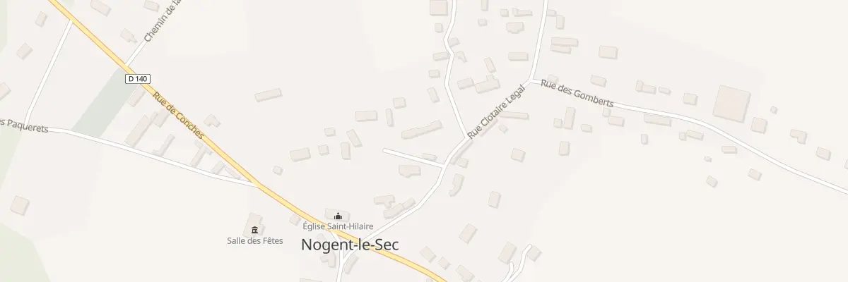 Plan du 5 Rue Clotaire Legal à Nogent-le-Sec