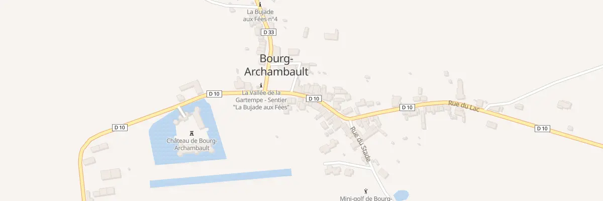 Plan du 6 Rue du Centre à Bourg-Archambault