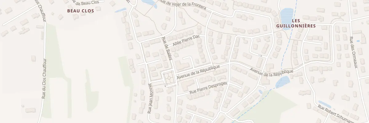 Plan du 1 Av de la République à Amboise