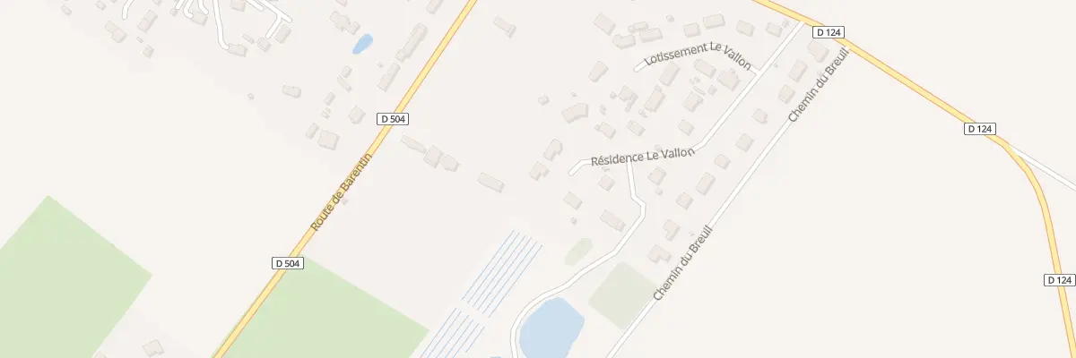 Plan du 23 Lot le Vallon à Fresquiennes