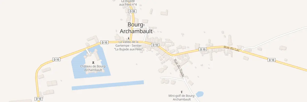 Plan du 10 Rue du Centre à Bourg-Archambault