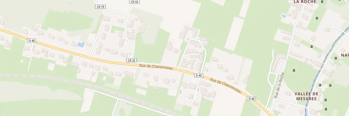 Plan du 107 Rue de Chenonceaux à La Croix-en-Touraine