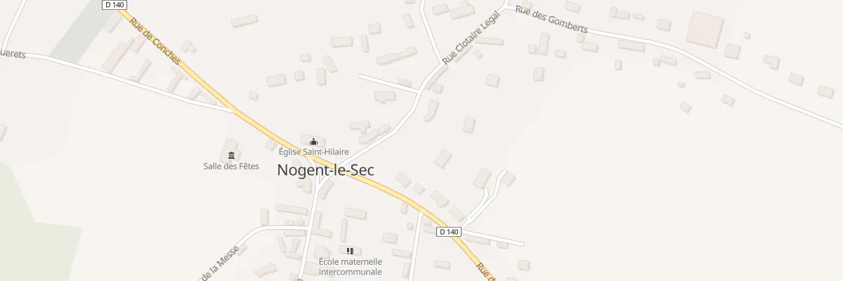 Plan du 6 Rue Clotaire Legal à Nogent-le-Sec