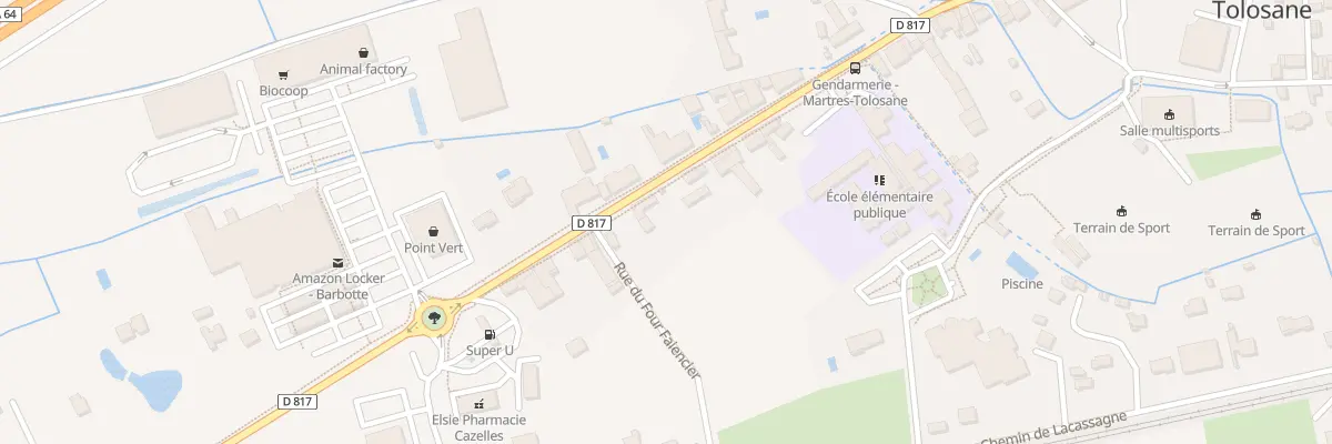 Plan du 69 Av des Pyrénées à Martres-Tolosane