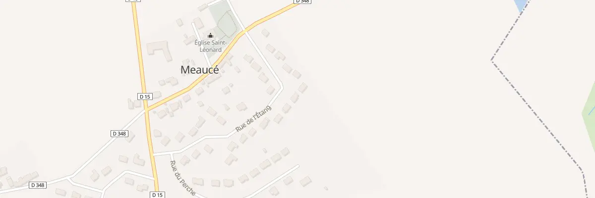 Plan du 22 Rue de l’Étang à Meaucé