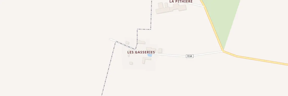 Plan du 3 Les Gasseries à Luigny