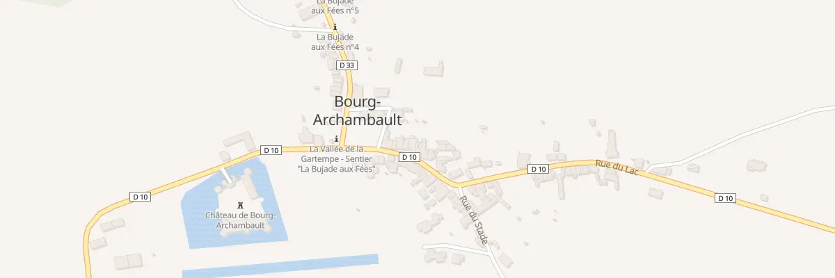 Plan du 7 Rue du Centre à Bourg-Archambault