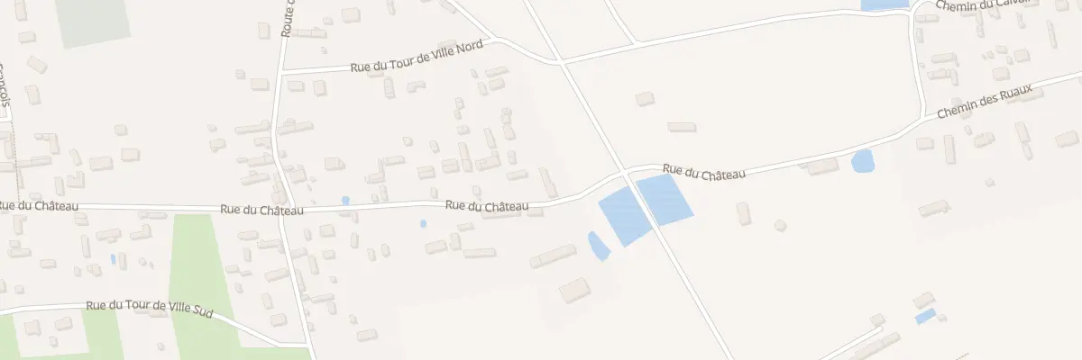 Plan du 43 Rue du Château à Saint-Aubin-d’Écrosville