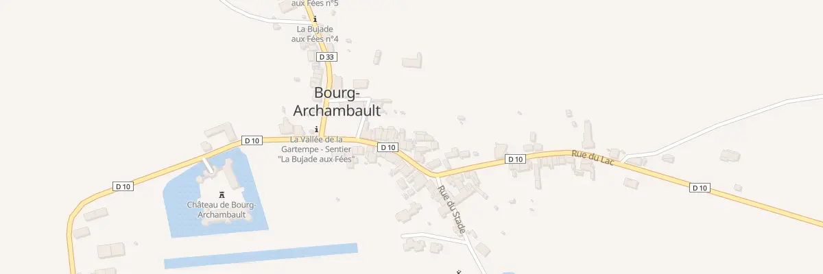 Plan du 13 Rue du Centre à Bourg-Archambault