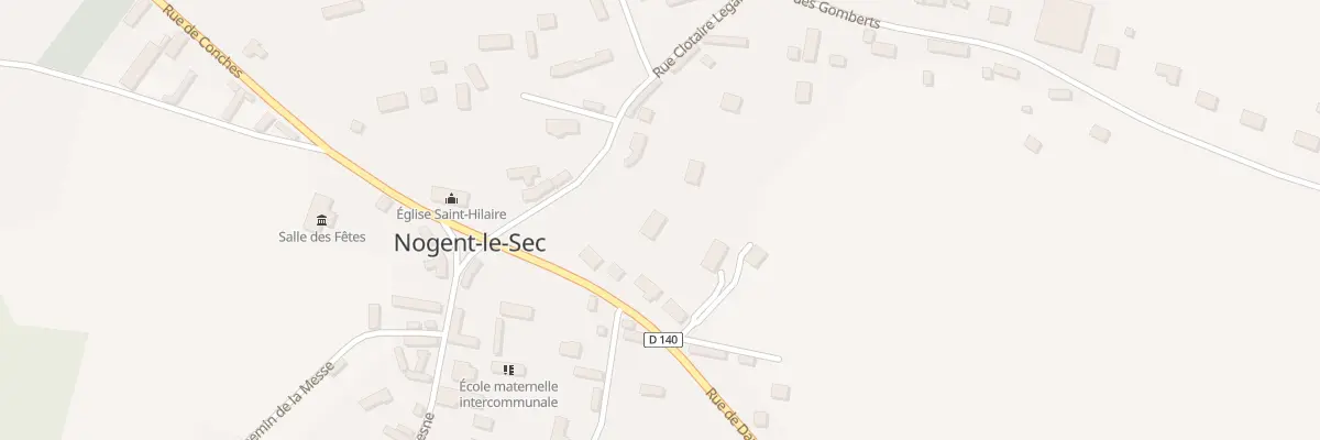 Plan du 4 Rue Clotaire Legal à Nogent-le-Sec
