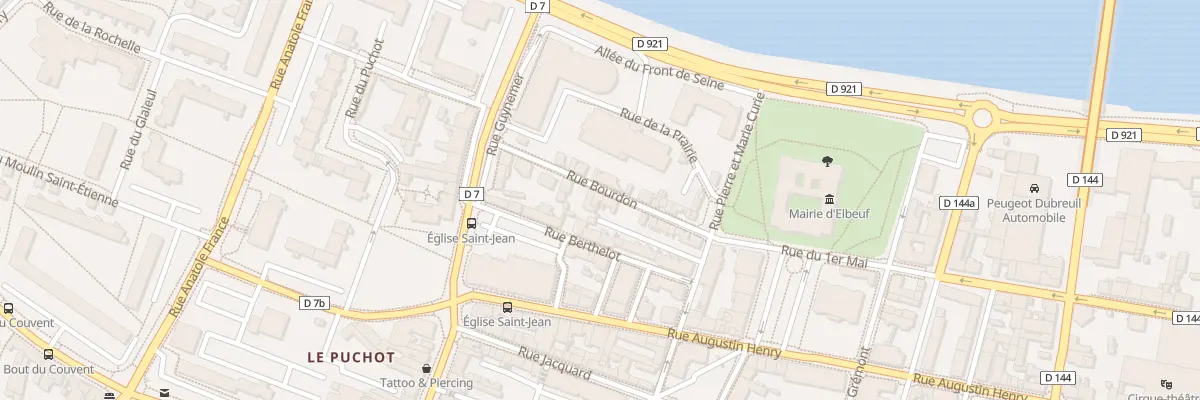 Plan du 19 Rue Bourdon à Elbeuf