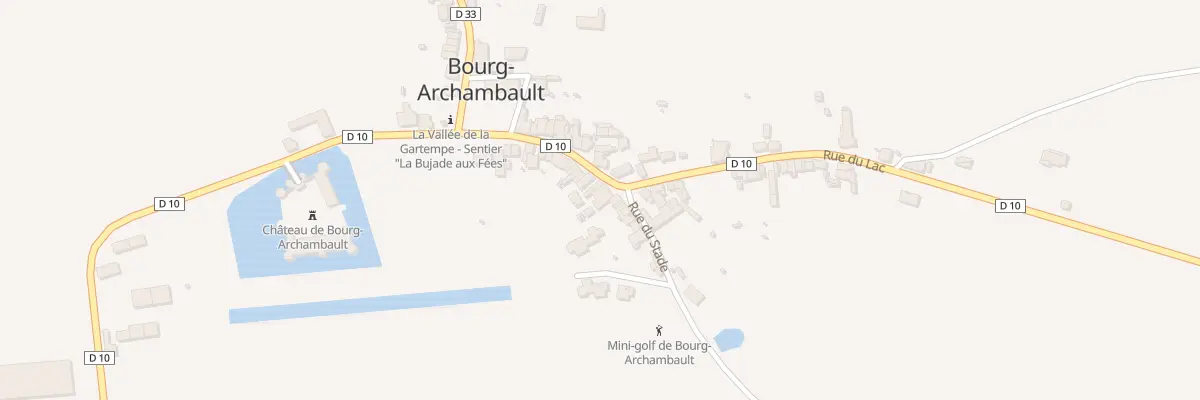 Plan du 22 Rue du Centre à Bourg-Archambault
