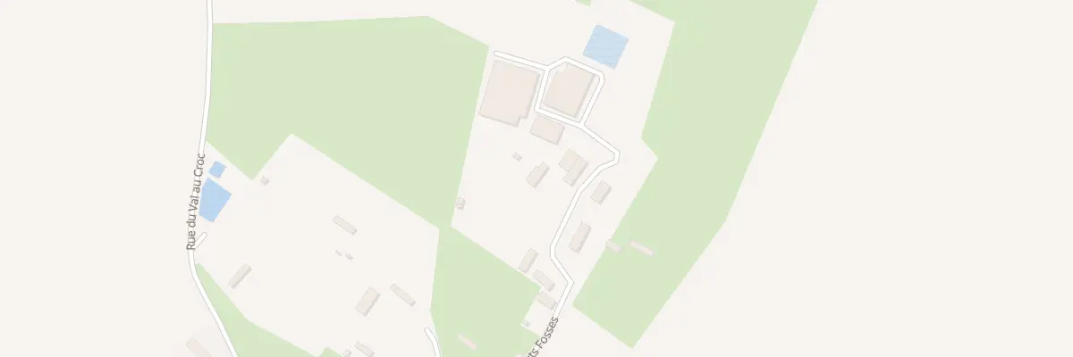 Plan du 389 Rue des Hauts Fosses à Gueutteville
