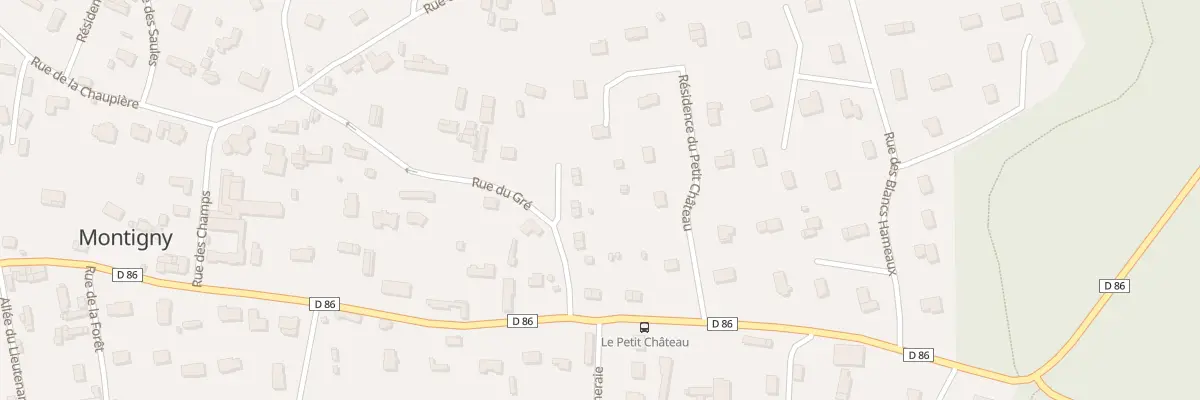 Plan du 74 Rue du Gré à Montigny