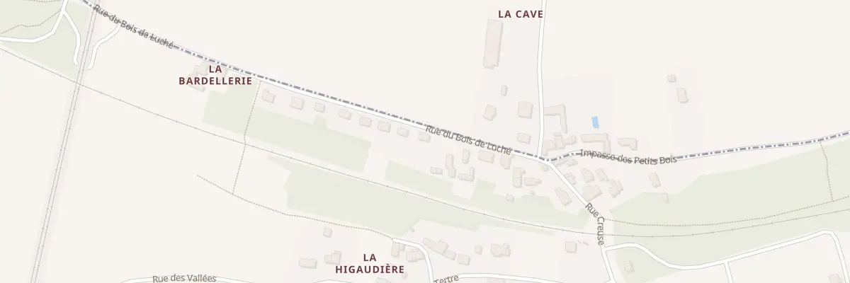 Plan du 33 Rue du Bois de Luche à Marcilly-en-Beauce