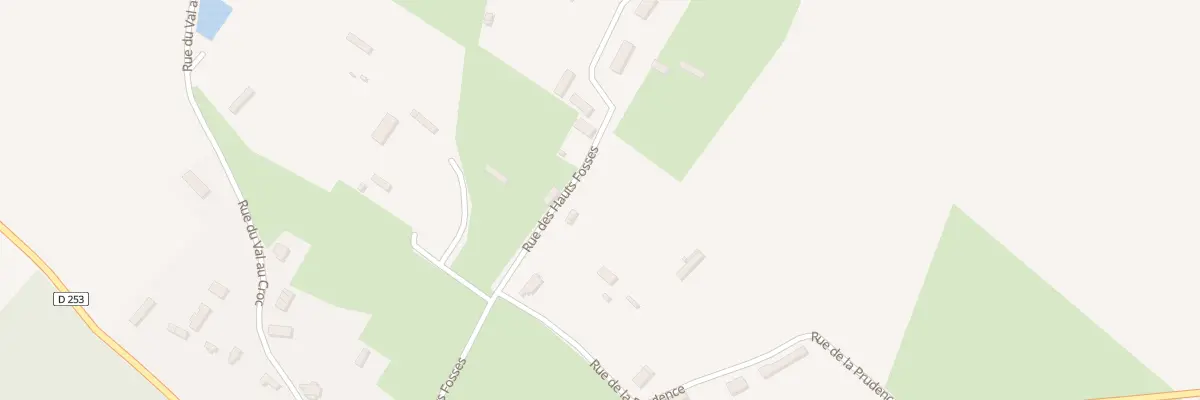 Plan du 326 Rue des Hauts Fosses à Gueutteville