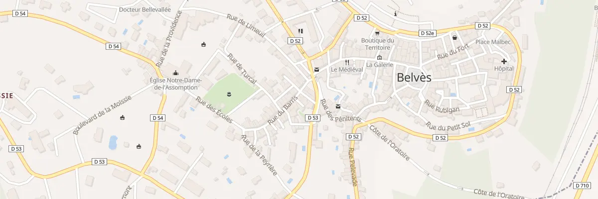 Plan du 7 Rue du Barris à Pays de Belvès