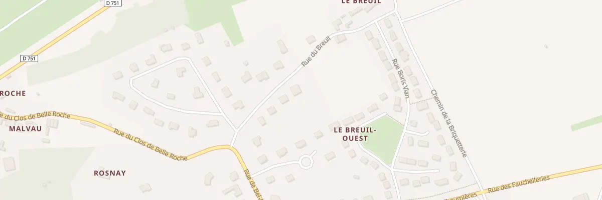 Plan du 8 Rue du Breuil à Amboise