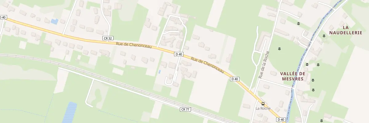 Plan du 124 Rue de Chenonceaux à La Croix-en-Touraine