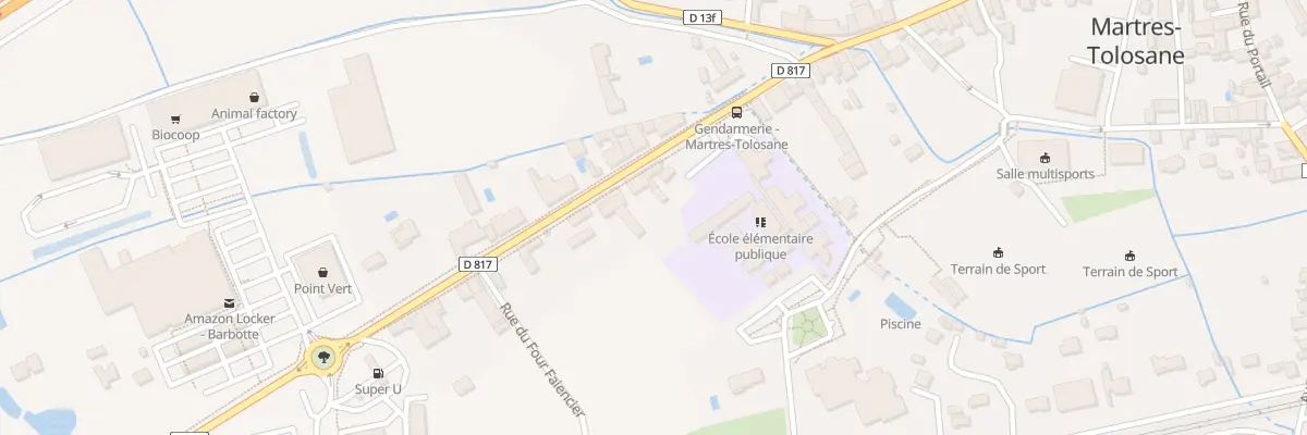 Plan du 61 Av des Pyrénées à Martres-Tolosane
