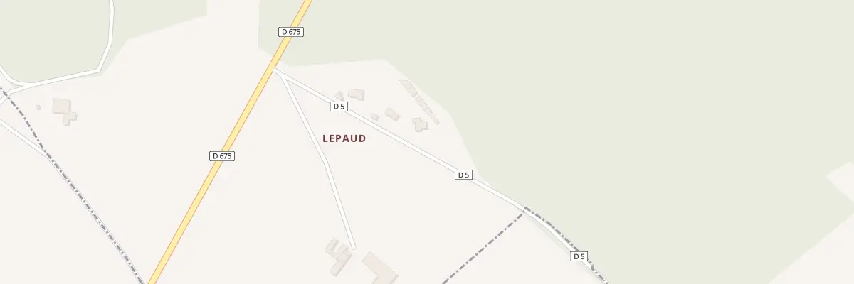 Plan du 9002 Lépaud à Bellac