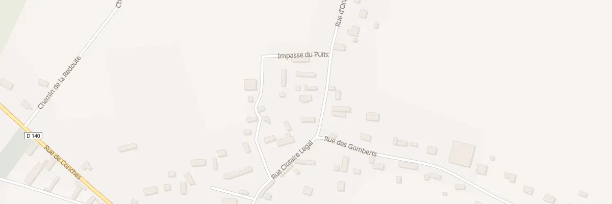 Plan du 1B Rue d’Orvaux à Nogent-le-Sec