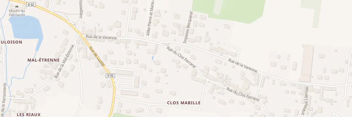 Plan du 3 Rue du Clos Ferrand à Bléré