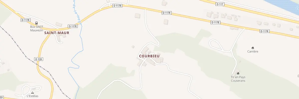 Plan du 1 Rue de Courbieu à Prat-Bonrepaux