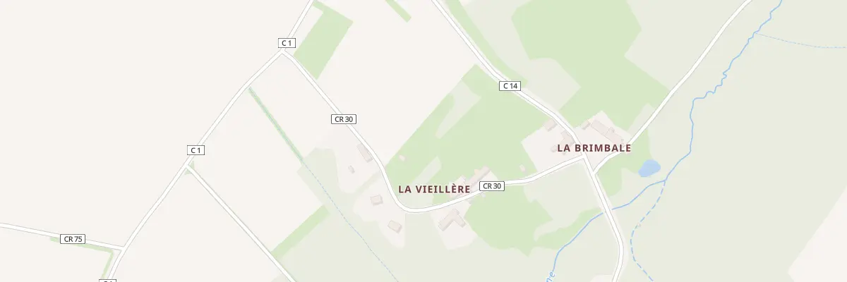 Plan du 5725 La Vieillere à La Croix-en-Touraine