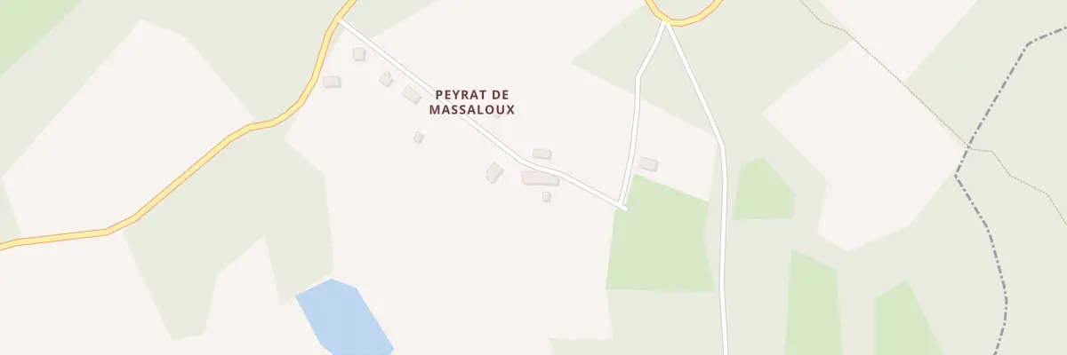 Plan du 5 Peyrat de Massaloux à Gorre