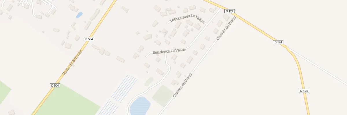 Plan du 27 Lot le Vallon à Fresquiennes
