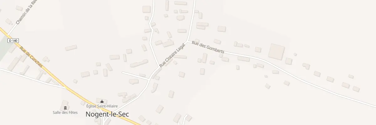 Plan du 16 Rue Clotaire Legal à Nogent-le-Sec