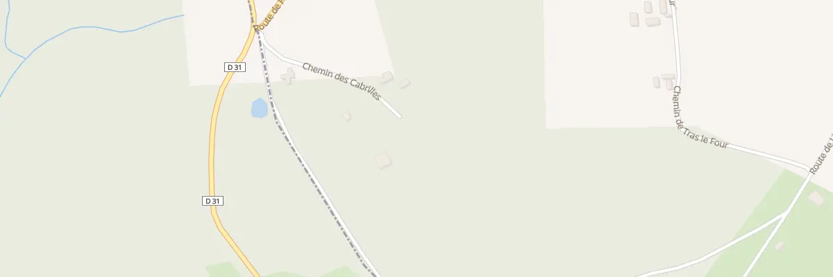 Plan du 200 Les Crabilles à Plazac